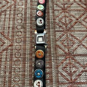 Vintage Car Seat Belt Soda Cap Belt